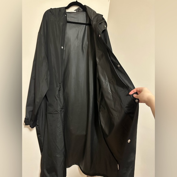 Raincoat black plus size XXL - XXXL unisex - Picture 10 of 15